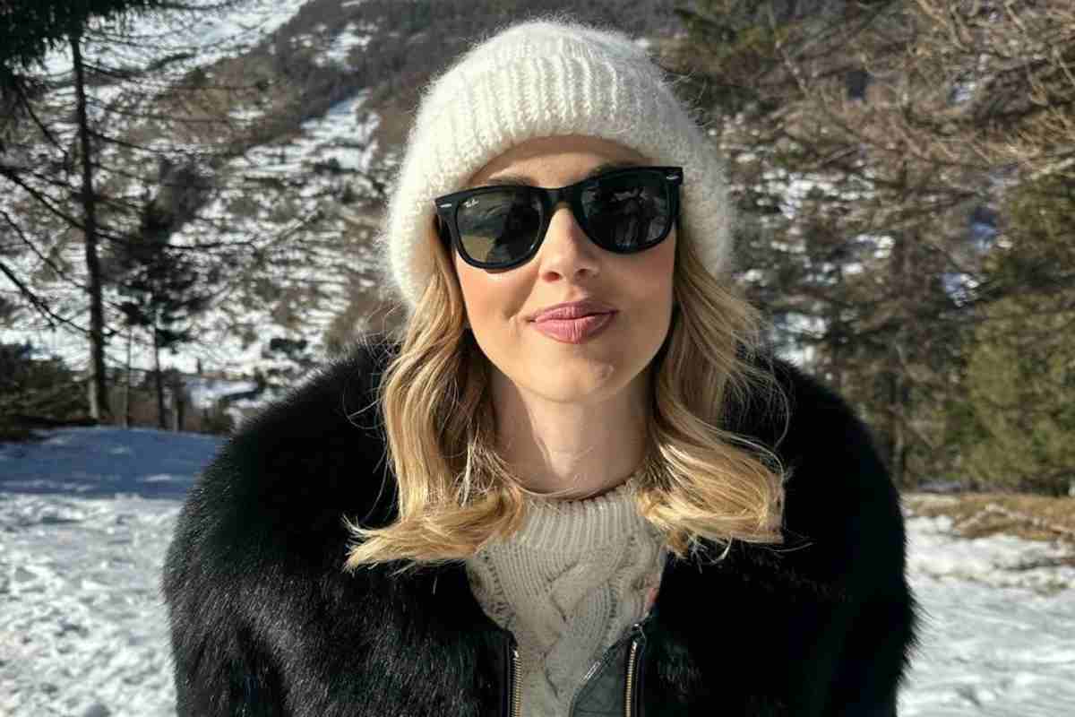 Fuga in montagna per Chiara Ferragni