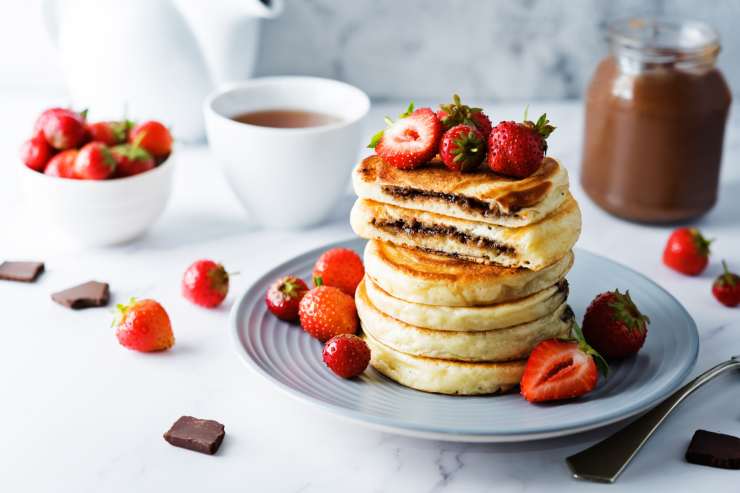 pancake San Valentino preparazione