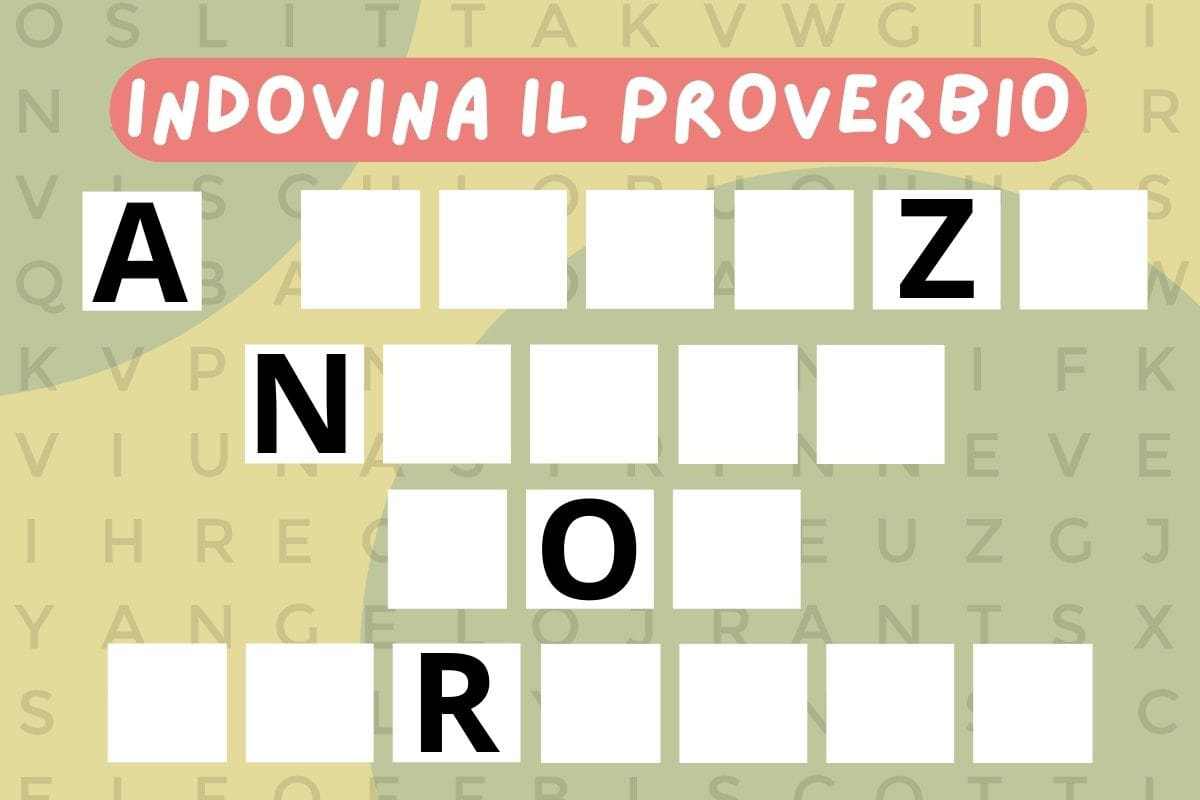 indovina proverbio